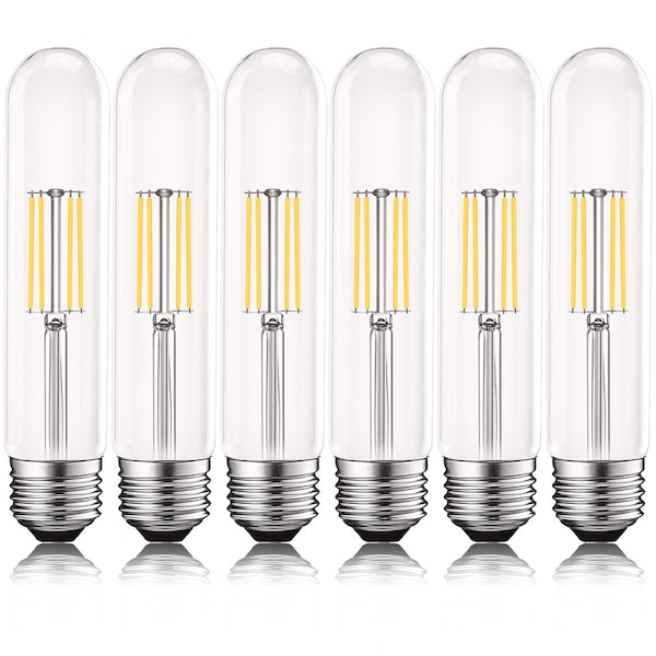 Luxrite T9 Tube LED Light Bulbs 5W 60W Equivalent 500LM 4000K Cool White Dimmable E26 Base, 6PK LR21655-6PK - main
